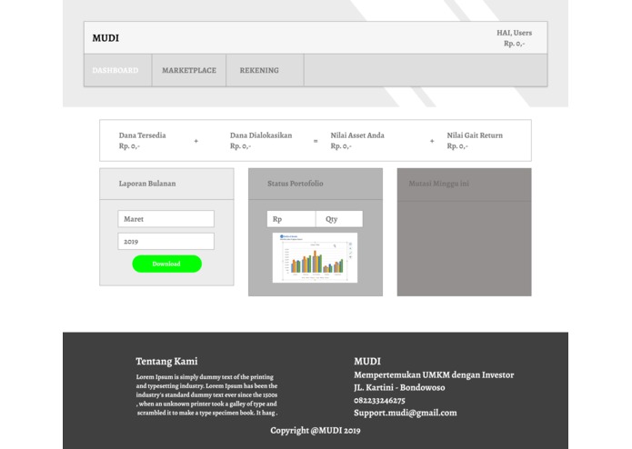 MUDI ( mempertemukan UMKM dan investor – screenshot 9