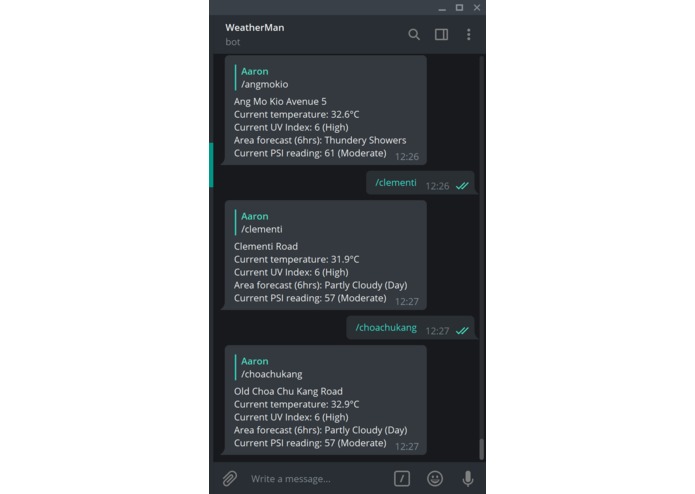 WeatherMan – screenshot 1