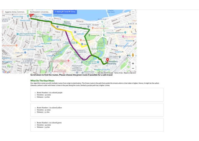 SafeWalk Boston – screenshot 2