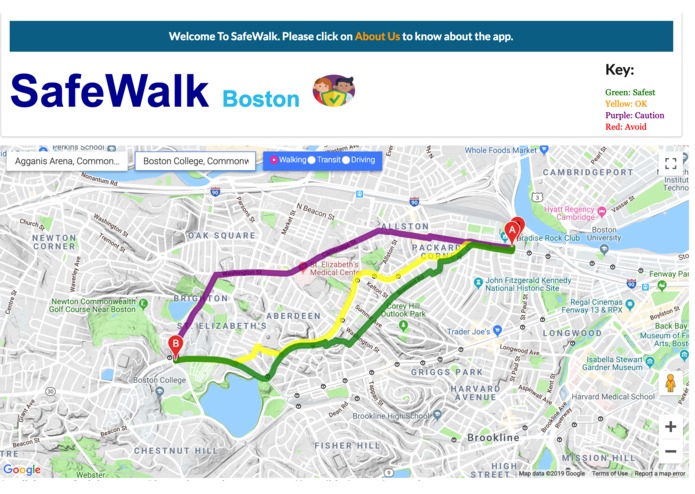 SafeWalk Boston – screenshot 4