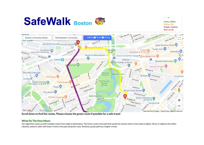 SafeWalk Boston – screenshot 5