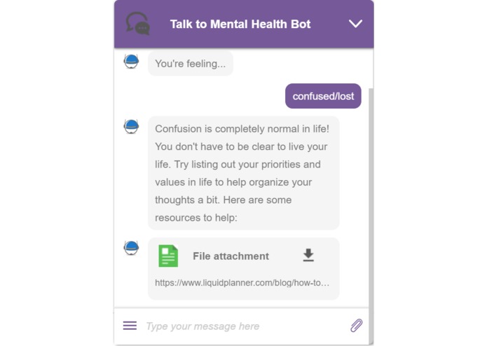 Mental Health Website – screenshot 2
