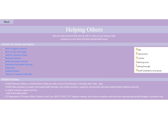 Mental Health Website – screenshot 6