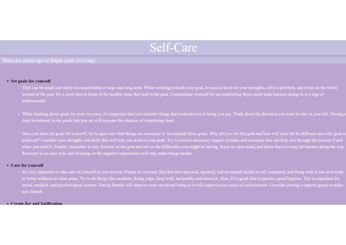 Mental Health Website – screenshot 7