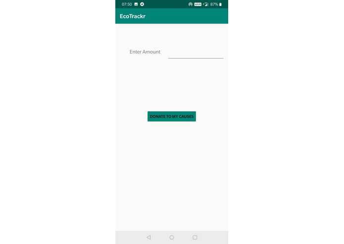 EcoTrackr – screenshot 1