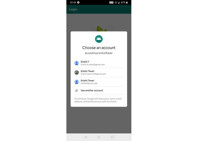 EcoTrackr – screenshot 4
