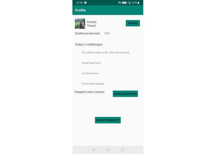 EcoTrackr – screenshot 5