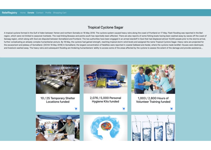 Relief Registry – screenshot 3