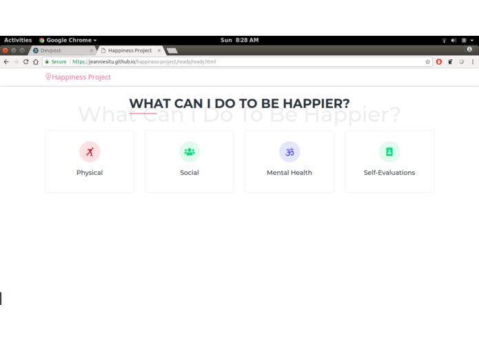 Happiness Project – screenshot 2