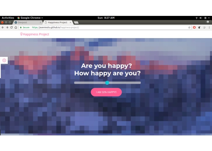 Happiness Project – screenshot 1