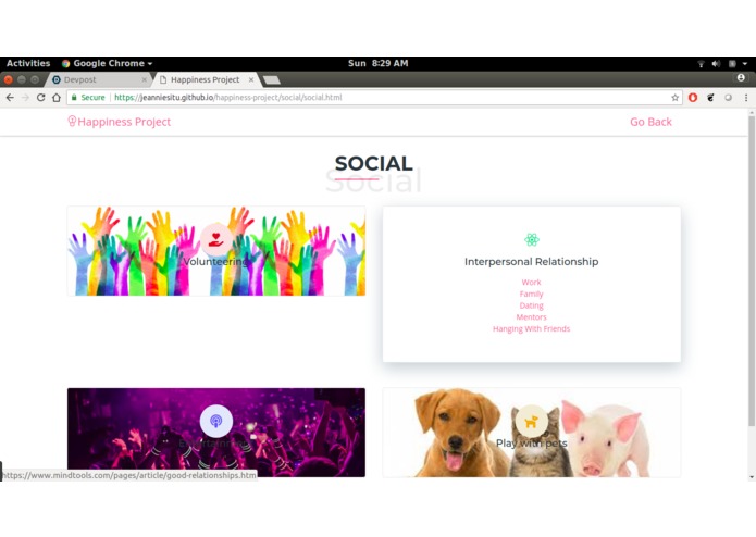 Happiness Project – screenshot 4