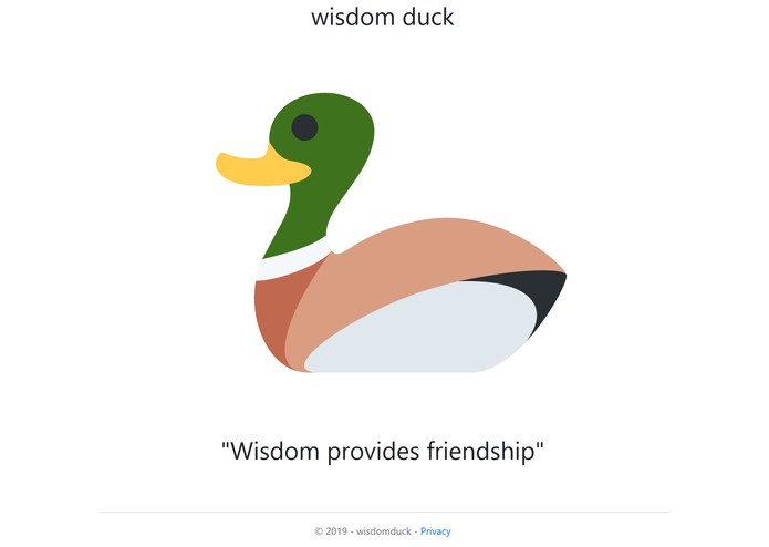 wisdomduck – screenshot 1