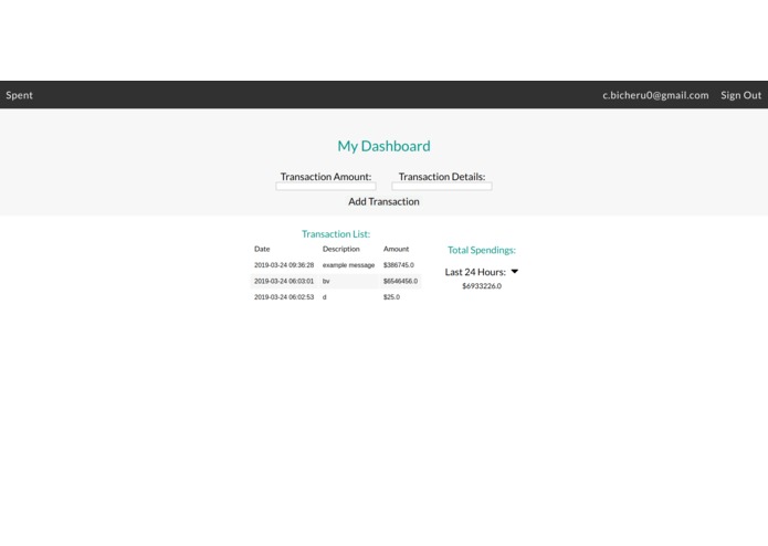 Spent – screenshot 1