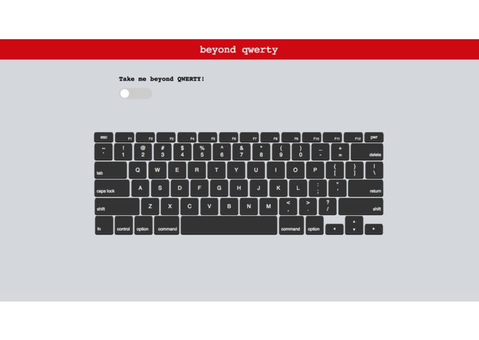 Beyond QWERTY – screenshot 1