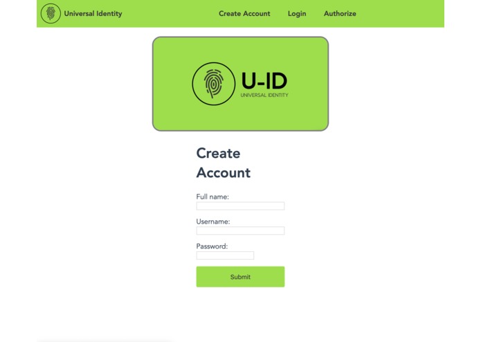 Universal-Identity – screenshot 2