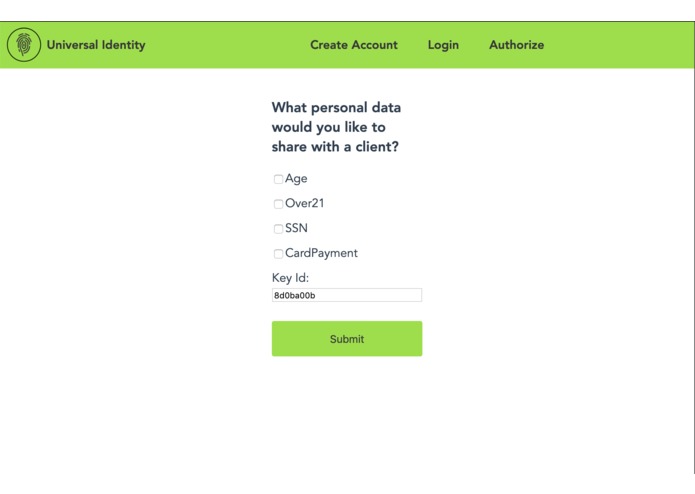 Universal-Identity – screenshot 3