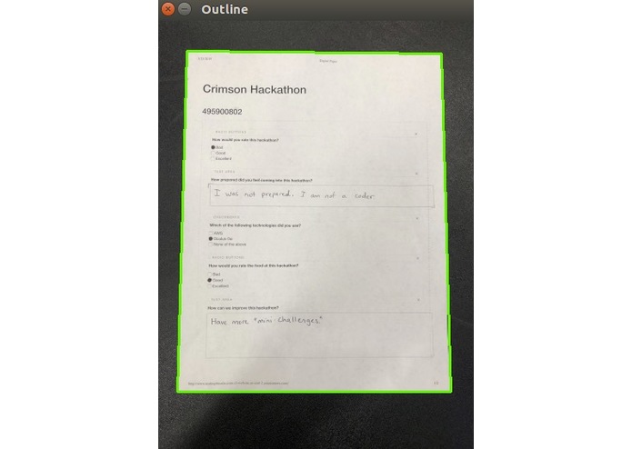 Paper CV  – screenshot 2