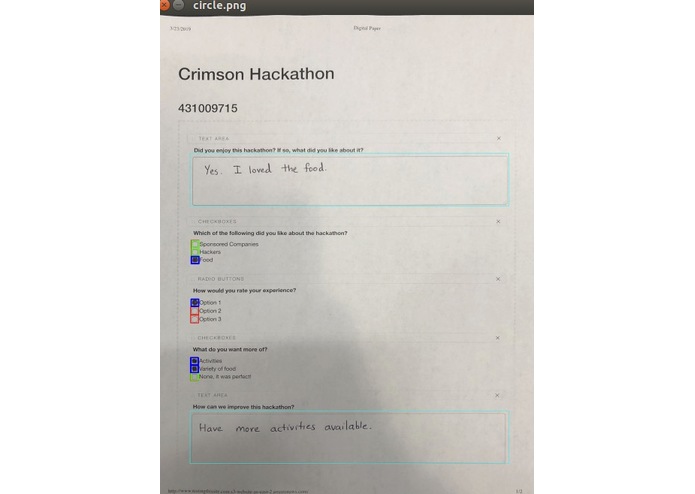 Paper CV  – screenshot 1