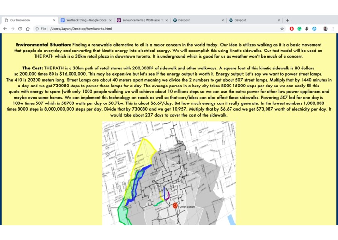 Hackathon 2019 Kinetic Electricity – screenshot 3