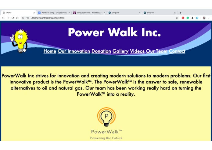 Hackathon 2019 Kinetic Electricity – screenshot 4