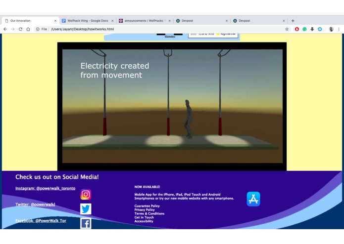 Hackathon 2019 Kinetic Electricity – screenshot 6