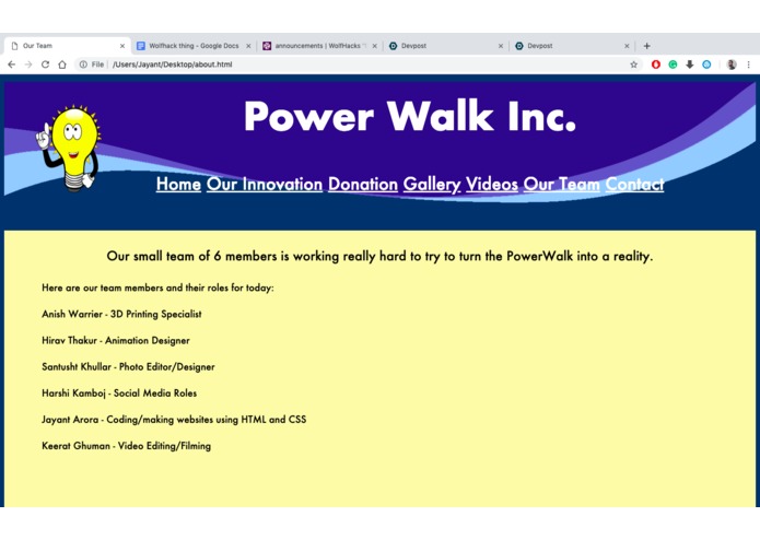 Hackathon 2019 Kinetic Electricity – screenshot 8