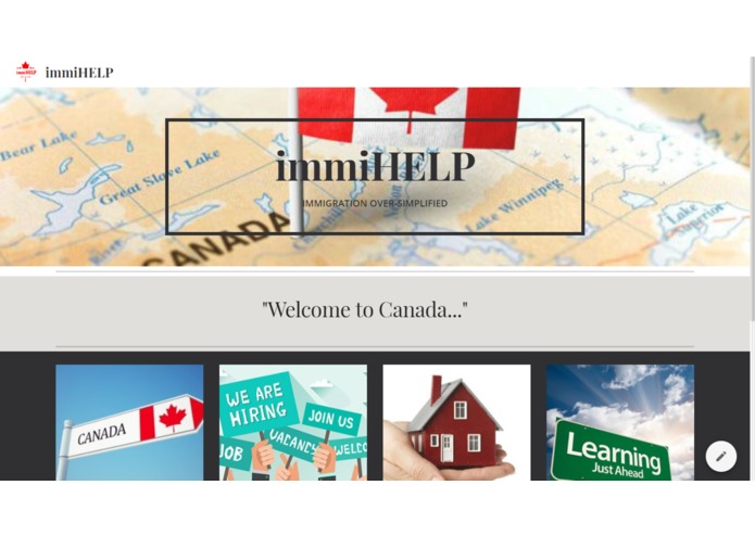immiHELP: A tool for the immigrants – screenshot 1