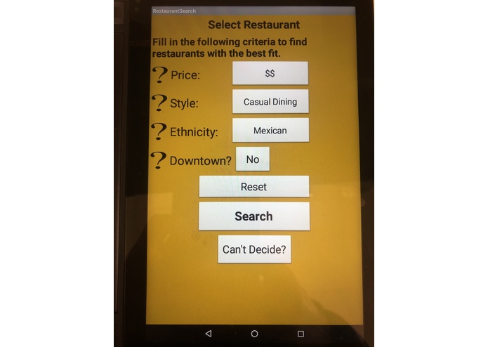 The LeeCo Menu App – screenshot 5