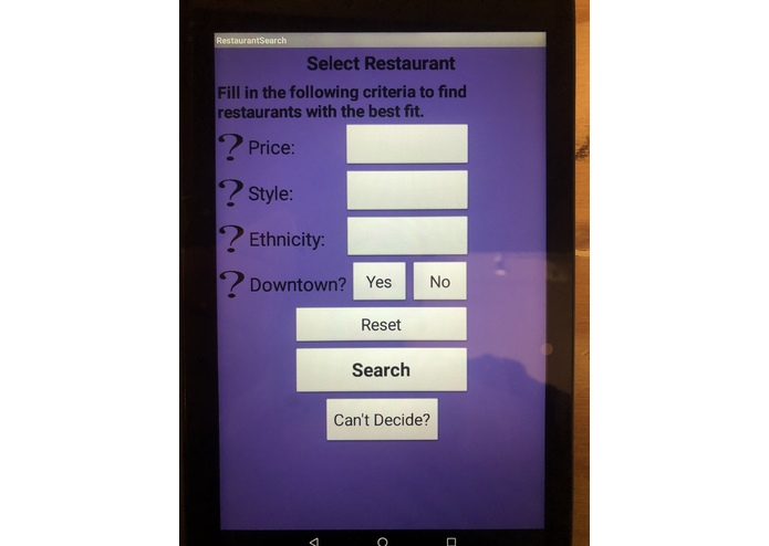 The LeeCo Menu App – screenshot 4