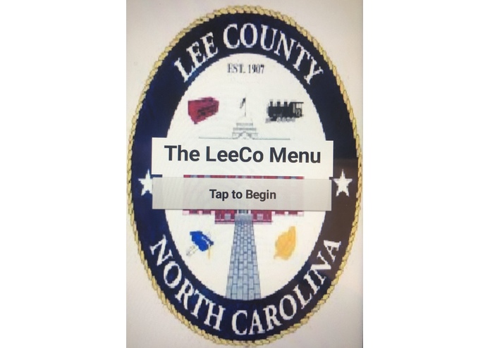 The LeeCo Menu App – screenshot 3