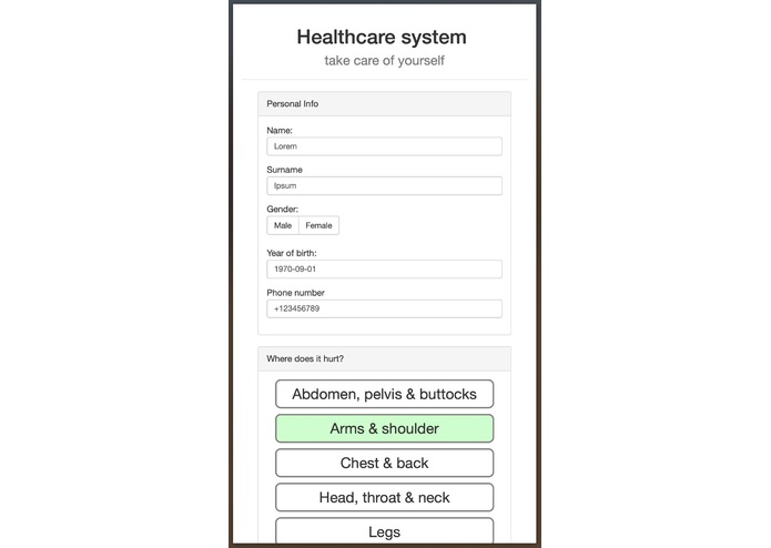 Healthcare system - KomandaDva – screenshot 1