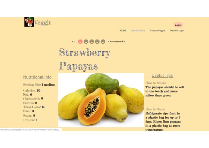 Veggit – screenshot 2