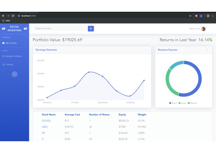 Social Investing – screenshot 1