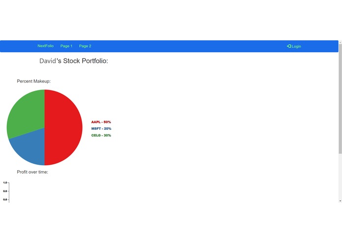 NextFolio – screenshot 2