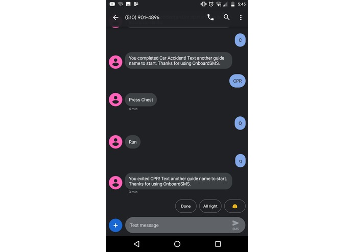 OnboardSMS – screenshot 6