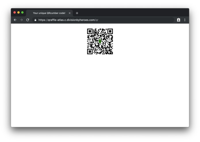 QRaffle - QR codes for your event – screenshot 2