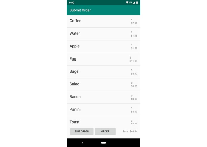 Online Ordering Mobile App – screenshot 3