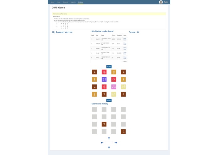 2048 Game in Appian – screenshot 3