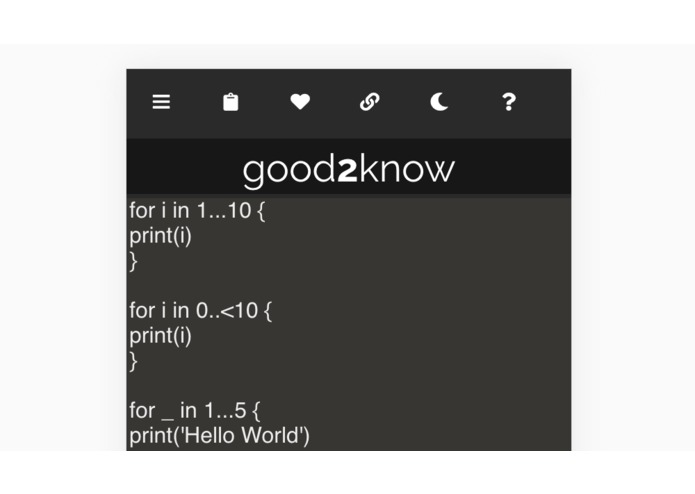 good2know – screenshot 3
