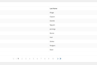 Configurable Paging Info