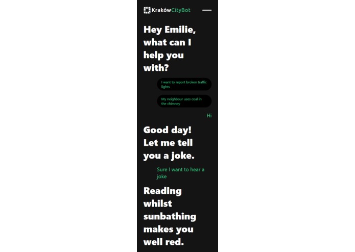 KrakówCityBot by Ascomanni – screenshot 1
