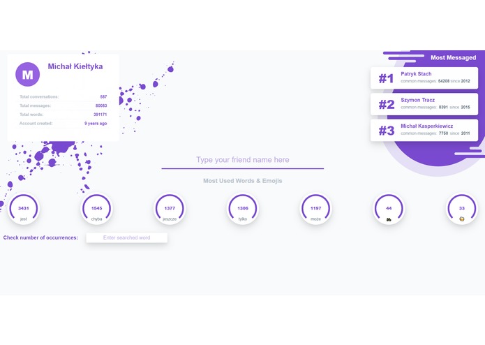 Purple Stats - Wgląd w Twojego Messengera - e1337 – screenshot 4