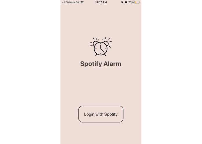 SpotifyAlarm – screenshot 1