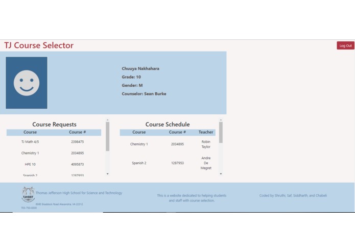 Course Selector – screenshot 2