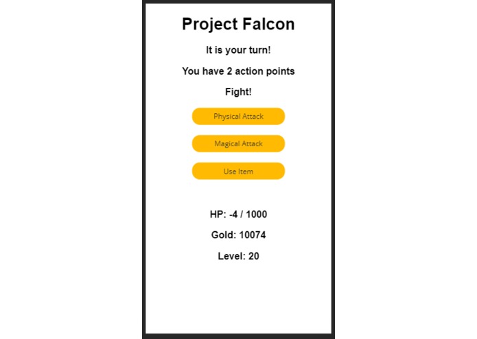 Project Lord Falcon  – screenshot 1