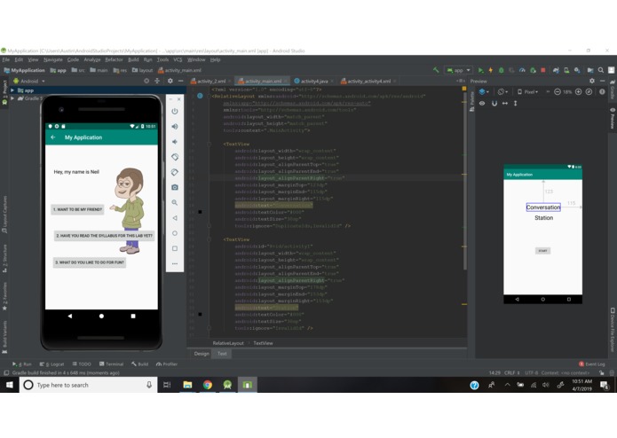 Conversation Station – screenshot 1