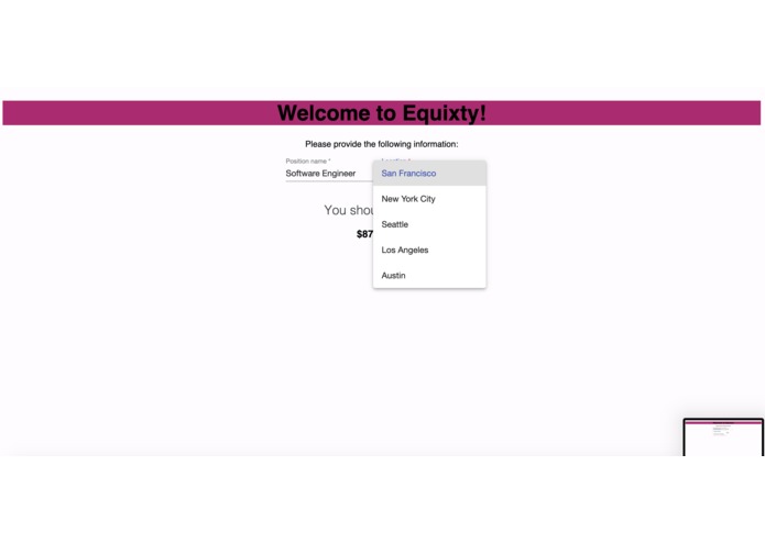 Equity – screenshot 2