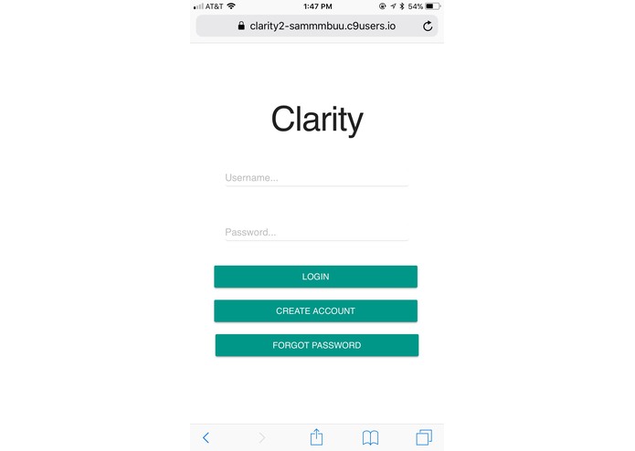 clarity2 – screenshot 1