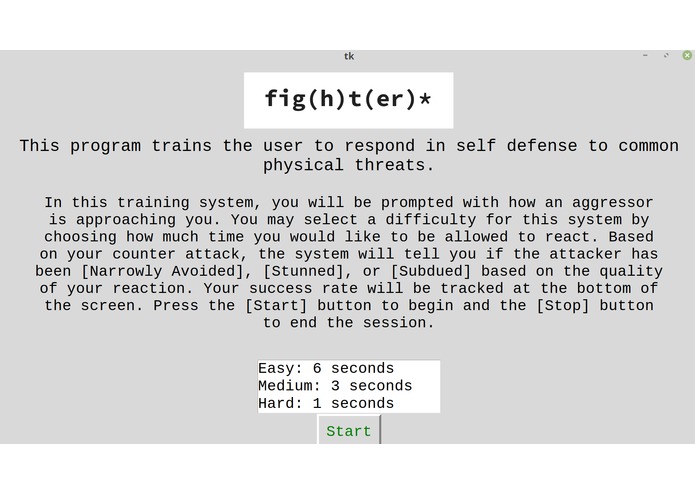 Self Defense Trainer using opencv & GCloud AutoML Vision – screenshot 1
