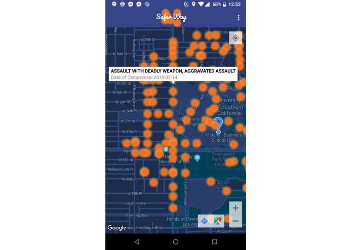 saferway – screenshot 2